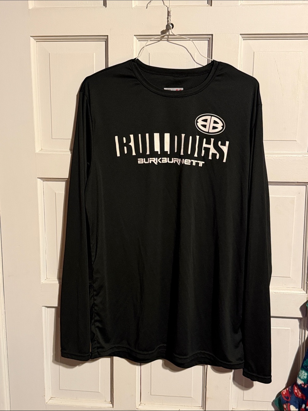Burkburnett, Texas Bulldogs Black Long-Sleeve Performance Shirt